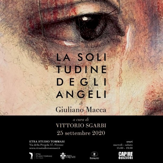 «La solitudine degli angeli», a Firenze la mostra di Giuliano Macca a cura di Vittorio Sgarbi