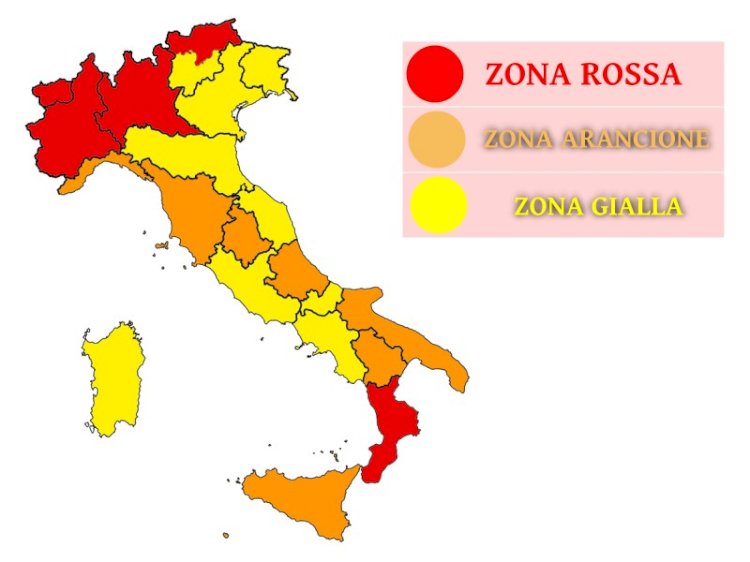 PANDEMIA. L’Abruzzo retrocesso a zona arancione. Allarme sempre più rosso