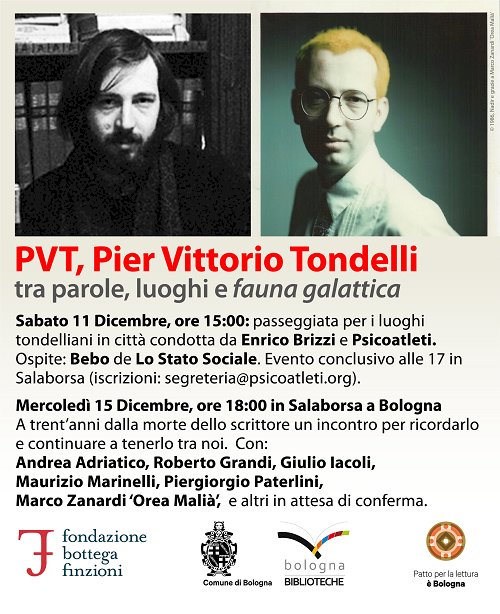 PVT, Pier Vittorio Tondelli  tra parole, luoghi e fauna galattica