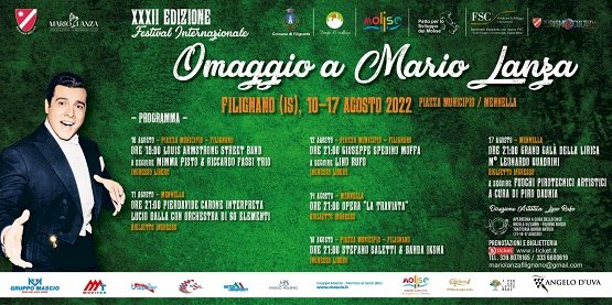 Al Via la 32^ edizione del Festival Internazionale Omaggio a Mario Lanza