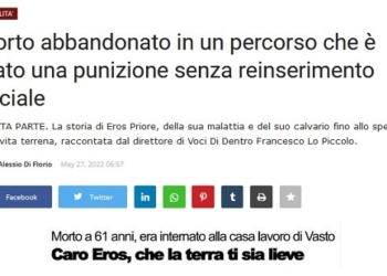La Verità, la giustizia e il dolore umano non hanno padrini e padroni