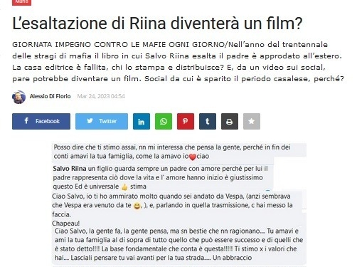 La Verità, la giustizia e il dolore umano non hanno padrini e padroni