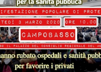 Sanità in Molise: una manifestazione popolare di protesta