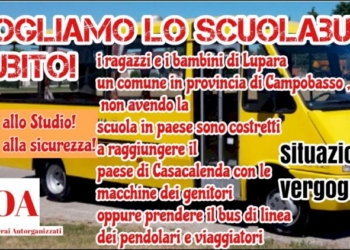 Gli studenti di Lupara senza scuolabus. Ecco la lettera di protesta firmata dai genitori