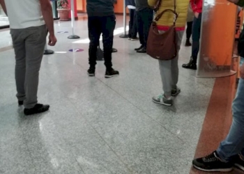 Assembramenti in Ospedale