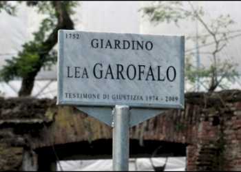 Dedicato a Lea Garofalo il giardino di viale Montello