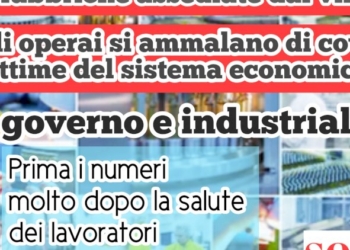 Covid: «aumenti in Fiat Fca e nelle fabbriche italiane»