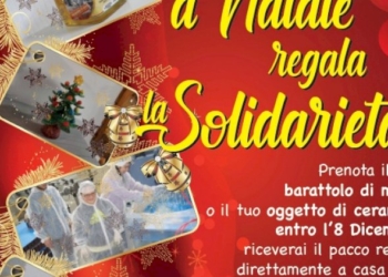 «A Natale Regala la Solidarietà», l’ultima iniziativa dell’Associazione Angela Serra