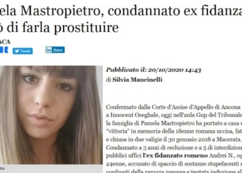 Pamela Mastropietro e la brutale disumanità della schiavitù sessuale