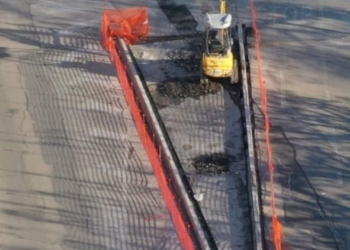 ESCLUSIVA lavori in corso di via Pomintella in Somma Vesuviana