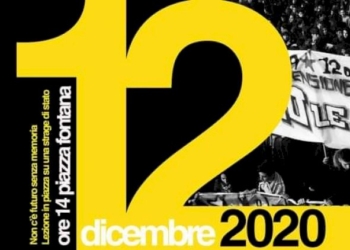 Piazza Fontana “Non c’è futuro senza memoria”: lezione in piazza su una strage di Stato