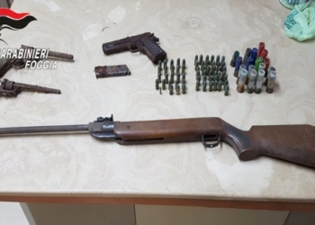 Provincia di Foggia, arresti per detenzione abusiva di armi, furti e un incendio in Bulgaria