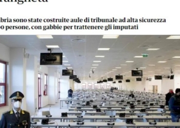 Mentre in Italia si parla di Renzi, il mondo parla del processo contro la ‘ndrangheta