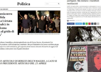 Squadristi tentano nuove «Marce» su Roma. Sui manifesti neofascisti a Vasto continua il silenzio