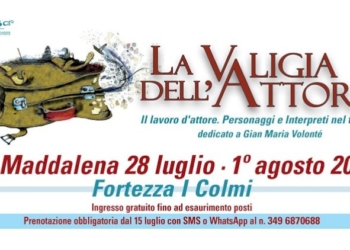 Dal 28 luglio l’isola di La Maddalena ospita la diciottesima edizione della Valigia dell’Attore