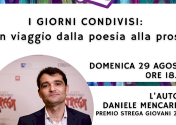 Daniele Mencarelli al Parco Romano Biodistretto per «I giorni condivisi» tra poesia e prosa