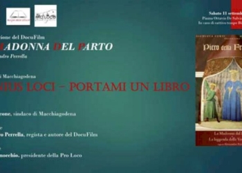 ALESSANDRO PERRELLA E MARIA GRAZIA CALANDRONE  A MACCHIAGODENA CINEMA E LIBRI