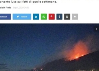 Dietro il fuoco ci sono terroristi mafiosi ma in Abruzzo non si può dire (e per questo lo gridiamo ancora più forte)