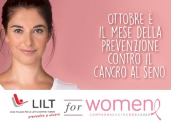 Prevenzione del tumore al seno, al via campagna Nastro rosa 2020 della LILT