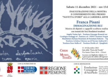 «Immaginazione blu»:  la mostra di Porta del Tessile di Chieri