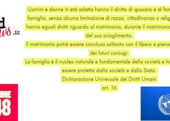DICHIARAZIONE UNIVERSALE DEI DIRITTI UMANI – art.16