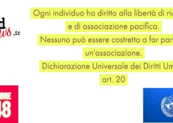 DICHIARAZIONE UNIVERSALE DEI DIRITTI UMANI – art.20