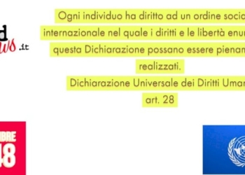 DICHIARAZIONE UNIVERSALE DEI DIRITTI UMANI – art.28