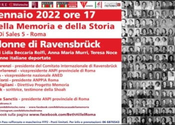 27 gennaio 2022: GIORNO DELLA MEMORIA a Roma