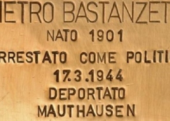 26 gennaio 2019: posata la pietra d’inciampo in memoria di Pietro Bastanzetti