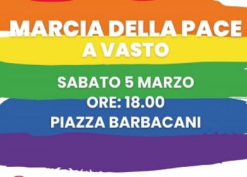 Marcia della Pace a Vasto sabato 5 marzo