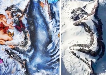 Il risveglio di madreterra e la nascita del bambino ora – artista Ylenia Paladino