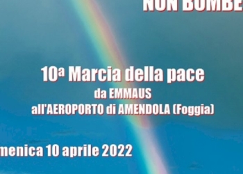 Puglia: in cielo arcobaleni, non bombe!