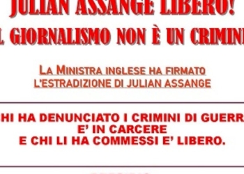 “Julian Assange  è la nostra coscienza. Deve vivere”. Presidio a Reggio Emilia lunedì 27 giugno