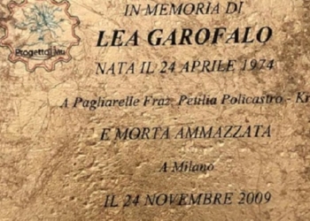 Una pietra di inciampo per Lea Garofalo