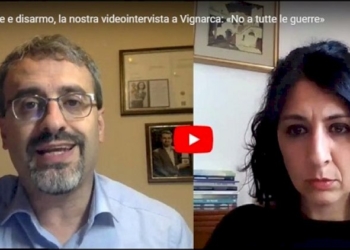 Pace e disarmo, la nostra videointervista a Vignarca: «No a tutte le guerre»