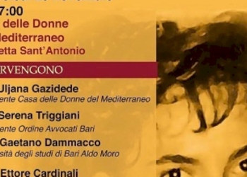 Il 23 novembre presentazione di “Io sono Rita” a Bari