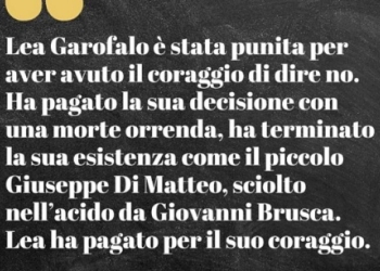 Concedete «Una strada per Lea Garofalo» a CASOLI (CH)