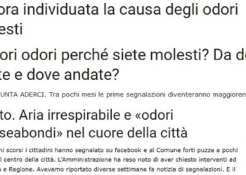 Diciotto anni di «odori molesti» non individuati, perché?