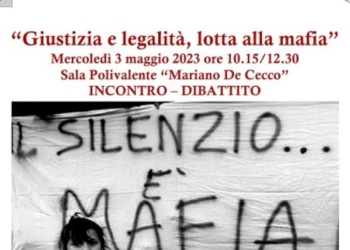 IL SILENZIO E’ MAFIA: tutto pronto per l’evento di Lanciano