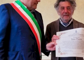 All’artista Tano Pisano la cittadinanza onoraria di Pietrasanta
