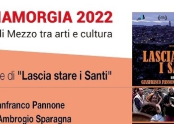 A Rocciamorgia Gianfranco Pannone con Lascia stare i santi