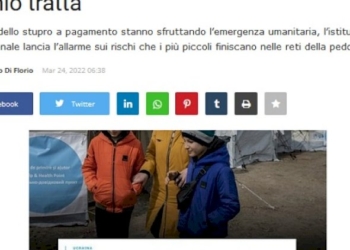 La guerra in Ucraina ha aumentato le reti mafiose dello sfruttamento e della tratta dei minori