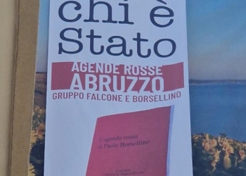 Strage di via d’Amelio, le Agende Rosse abruzzesi: «Continuiamo a combattere per Verità e Giustizia»
