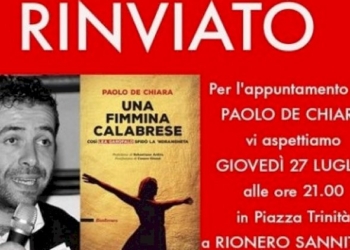 «Una fimmina calabrese» a RIONERO SANNITICO (Is), la nuova data