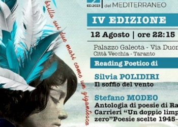 Tutto pronto per la IV edizione di “PRIMO” FESTIVAL di poesia e letteratura del Mediterraneo