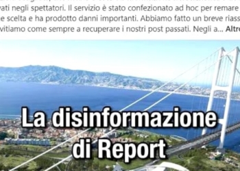 Le risposte di Report sulle critiche mosse riguardante la puntata sul ponte sullo stretto di Messina