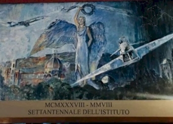 A Firenze compie 15 anni l’affresco di Elisabetta Rogai alla Scuola di Guerra Aerea