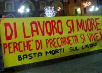 Un lavoratore che esce di casa deve poterci tornare:  il diritto alla vita non può essere cancellato