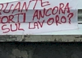 «Ennesima vittima di un sistema economico produttivo che provoca perdite umane come in una guerra civile»