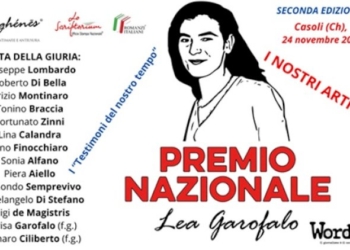 PREMIO NAZIONALE LEA GAROFALO: straordinario successo per la 2^ edizione